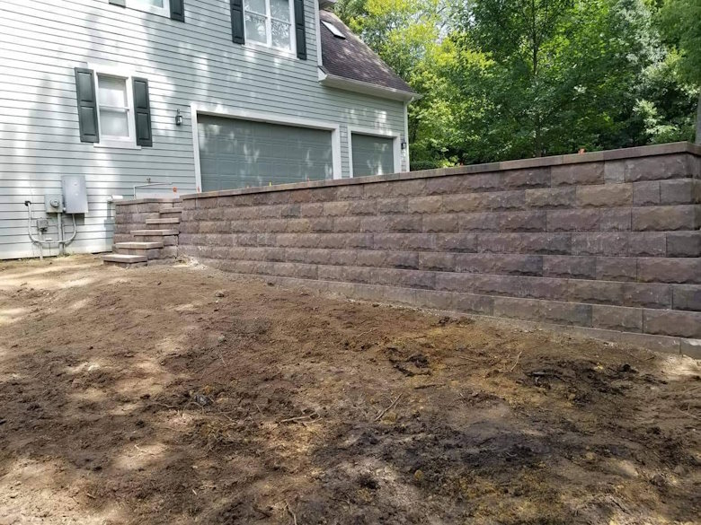 High Quality Retaining Wall Installation in Northville, MI 